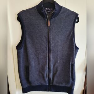 Cremieux Navy Sleeveless Vest Size Medium
